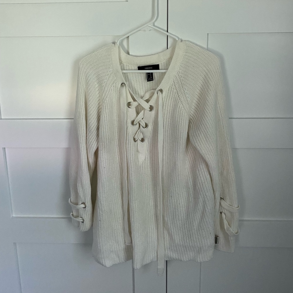 White sweater
